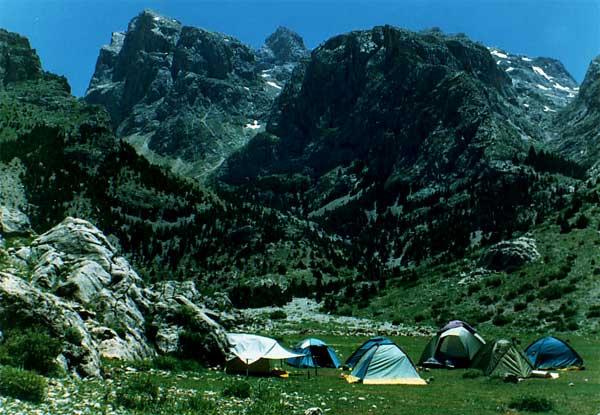 mountain camp
